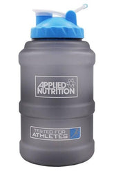 Applied Nutrition 2500 ml water jug with blue lid, designed for optimal hydration and tested for athletes.